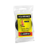 FITA ISOLANTE ANTICHAMA 19X20 PRETA